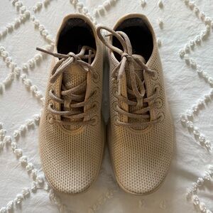 Allbirds Light Tan Lace-Up Sneakers